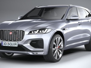 Jaguar F-pace 2021 Model 3D
