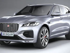 Jaguar F-pace 2021 3D Model