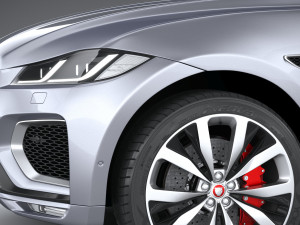 Jaguar F-pace 2021 Model 3D