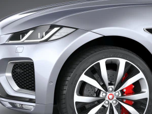 Jaguar F-pace 2021 3D Model