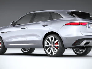 Jaguar F-pace 2021 3D Model