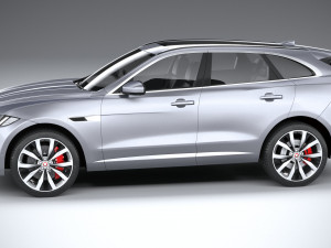 Jaguar F-pace 2021 Model 3D