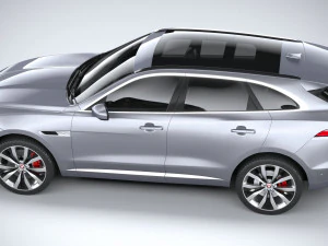 Jaguar F-pace 2021 3D Model