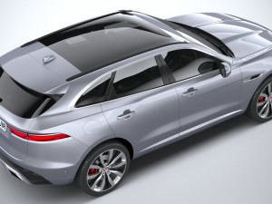 Jaguar F-pace 2021 Model 3D