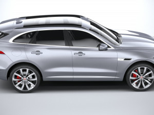 Jaguar F-pace 2021 Model 3D