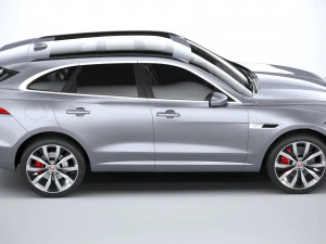 Jaguar F-pace 2021 3D Model