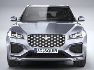 Jaguar F-pace 2021 3D Model