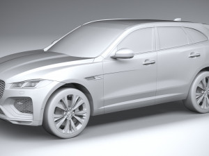 Jaguar F-pace 2021 Model 3D