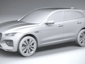 Jaguar F-pace 2021 3D Model
