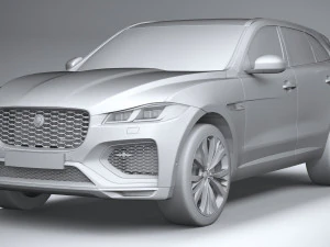 Jaguar F-pace 2021 3D Model