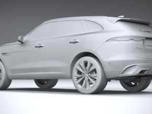 Jaguar F-pace 2021 Model 3D