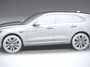 Jaguar F-pace 2021 Model 3D