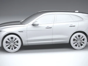 Jaguar F-pace 2021 3D Model