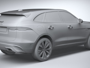 Jaguar F-pace 2021 Model 3D
