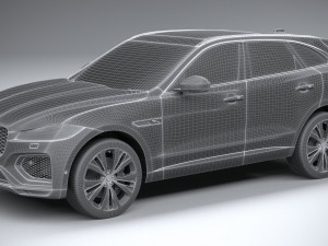 Jaguar F-pace 2021 Model 3D