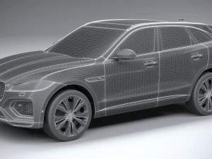 Jaguar F-pace 2021 3D Model