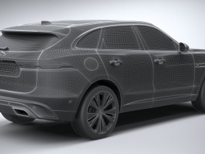 Jaguar F-pace 2021 Model 3D