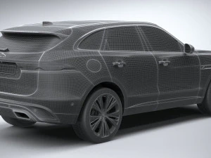 Jaguar F-pace 2021 3D Model