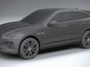 Jaguar F-pace 2021 3D Model