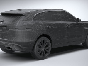 Jaguar F-pace 2021 Model 3D