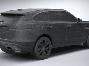 Jaguar F-pace 2021 3D Model