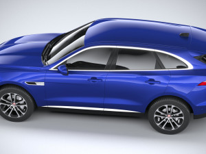 Jaguar F-pace Regular 2021 3D Model