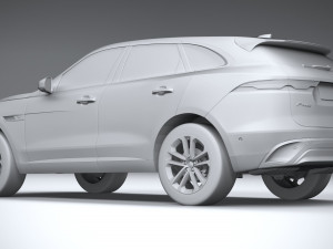 Jaguar F-pace Regular 2021 3D Model