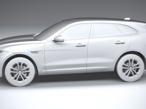 Jaguar F-pace Regular 2021 3D Model