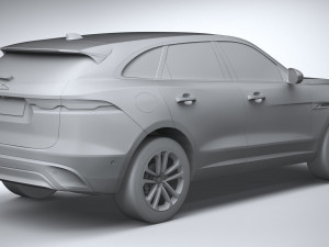 Jaguar F-pace Regular 2021 3D Model
