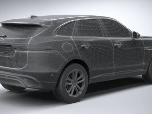 Jaguar F-pace Regular 2021 3D Model