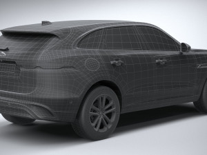 Jaguar F-pace Regular 2021 3D Model