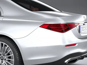 Mercedes-Benz S-class AMG 2021 3D Model