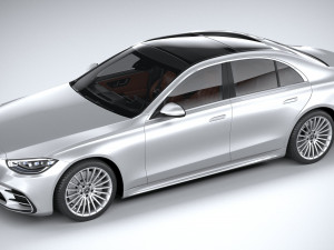 Mercedes-Benz S-class AMG 2021 Modelo 3D