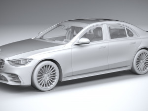 Mercedes-Benz S-class AMG 2021 Modelo 3D