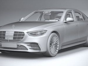 Mercedes-Benz S-class AMG 2021 Modelo 3D