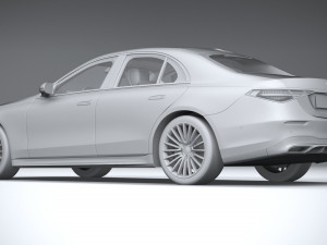 Mercedes-Benz S-class AMG 2021 Modelo 3D