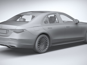 Mercedes-Benz S-class AMG 2021 Modelo 3D