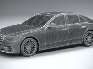 Mercedes-Benz S-class AMG 2021 3D Model