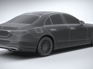 Mercedes-Benz S-class AMG 2021 Modelo 3D