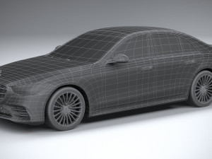 Mercedes-Benz S-class AMG 2021 Modelo 3D