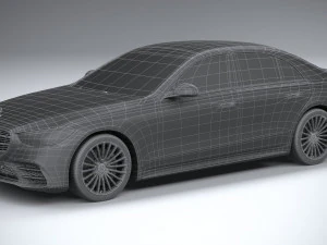 Mercedes-Benz S-class AMG 2021 3D Model