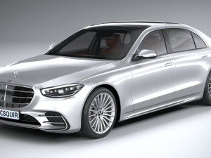 Mercedes-Benz S-class AMG Long 2021 3D Модель