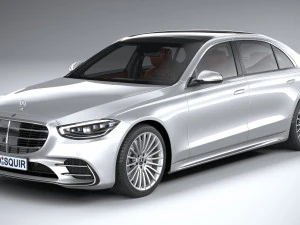 Mercedes-Benz S-class AMG Long 2021 3D Model