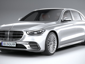Mercedes-Benz S-class AMG Long 2021 3D Модель