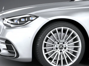 Mercedes-Benz S-class AMG Long 2021 3D Model
