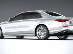 Mercedes-Benz S-class AMG Long 2021 3D Модель
