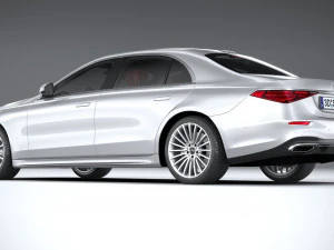 Mercedes-Benz S-class AMG Long 2021 3D Model