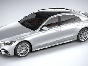 Mercedes-Benz S-class AMG Long 2021 3D Model