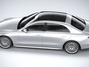 Mercedes-Benz S-class AMG Long 2021 3D Model