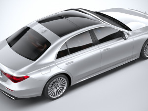Mercedes-Benz S-class AMG Long 2021 3D Модель